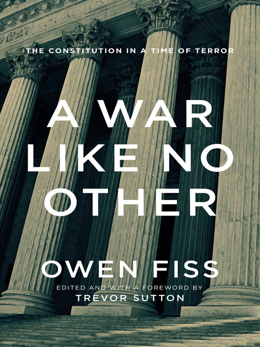 Title details for A War Like No Other by Owen Fiss - Available